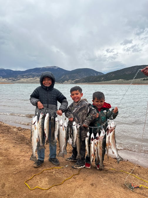Northeast - Eagle Nest Lake - Gary Clark, Sloan Moralez,  Grayson Moralez