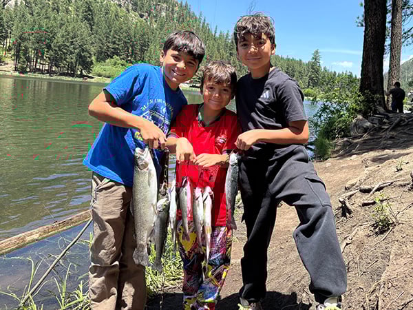 Northwest - Fenton Lake - Emilio, Antonio and Mateo Espinosa