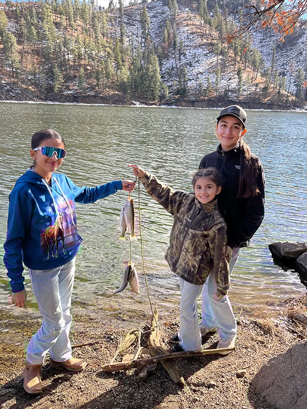 Southeast - Bonito Lake - Ember, Charlie and Emma