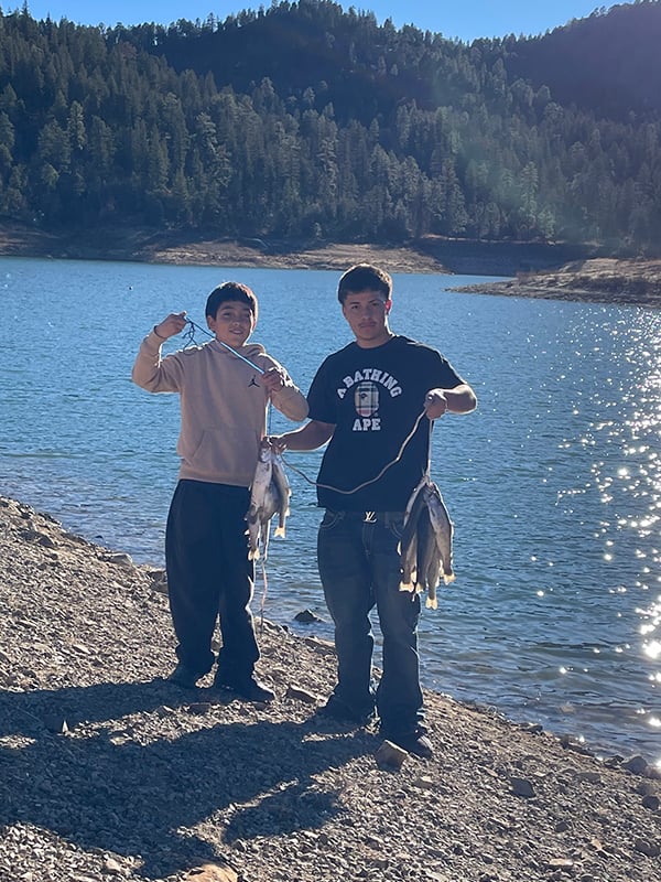 Southeast - Grindstone Reservoir - Giovanni and Jared Chavez
